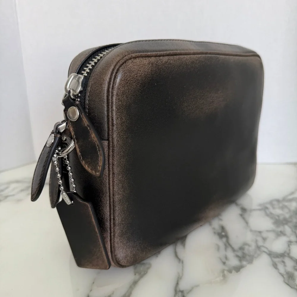 Coach Dakota Crossbody Bag Glovetanned Loved Leather Brown w/ box, NWT
